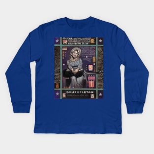 Dolly Parton Kids Long Sleeve T-Shirt